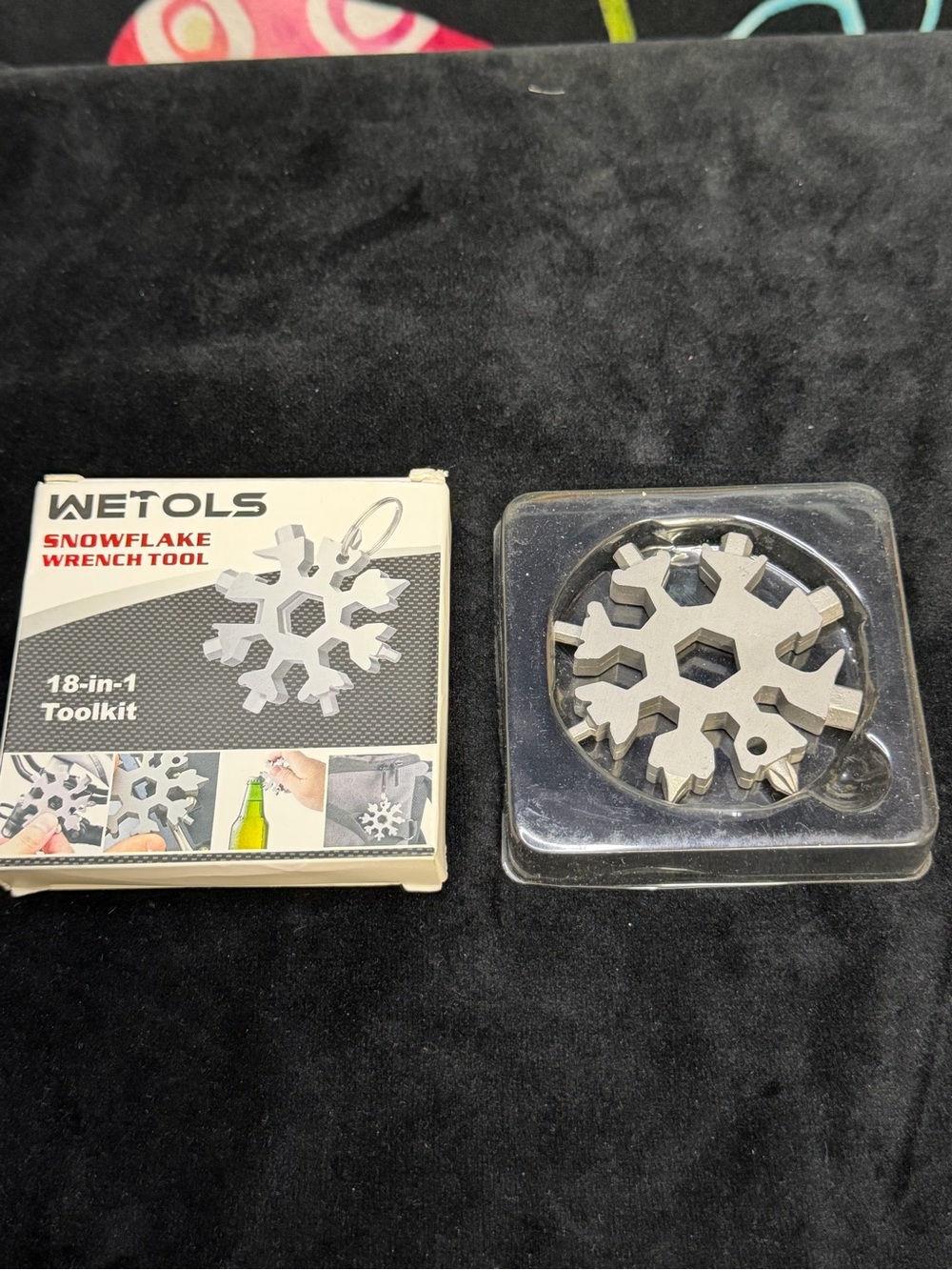 Snowflake Wrench Tool - Silver Multi-Tool (18-in-1)